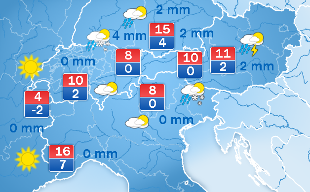 Weather forecast for today Weather forecast for today